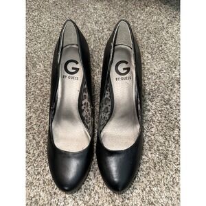 G By Guess Classic Pump Heels Shoes Black Women's 8.5 M